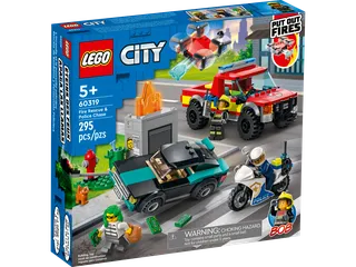 Fire Rescue & Police Chase van LEGO – productfoto 2 van 8