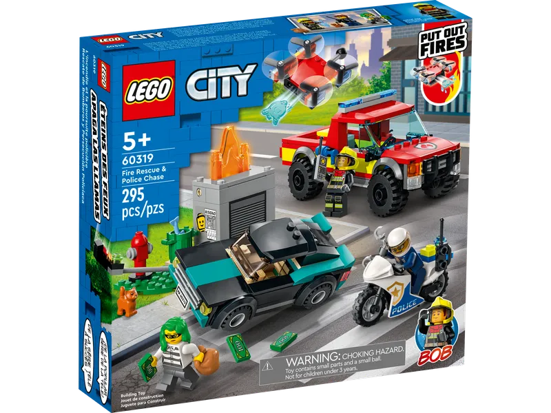 Fire Rescue & Police Chase van LEGO – productfoto 2 van 8