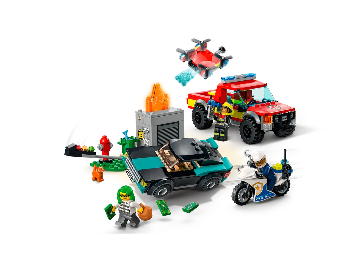 LEGO Fire Rescue & Police Chase (60319) - Bild 1