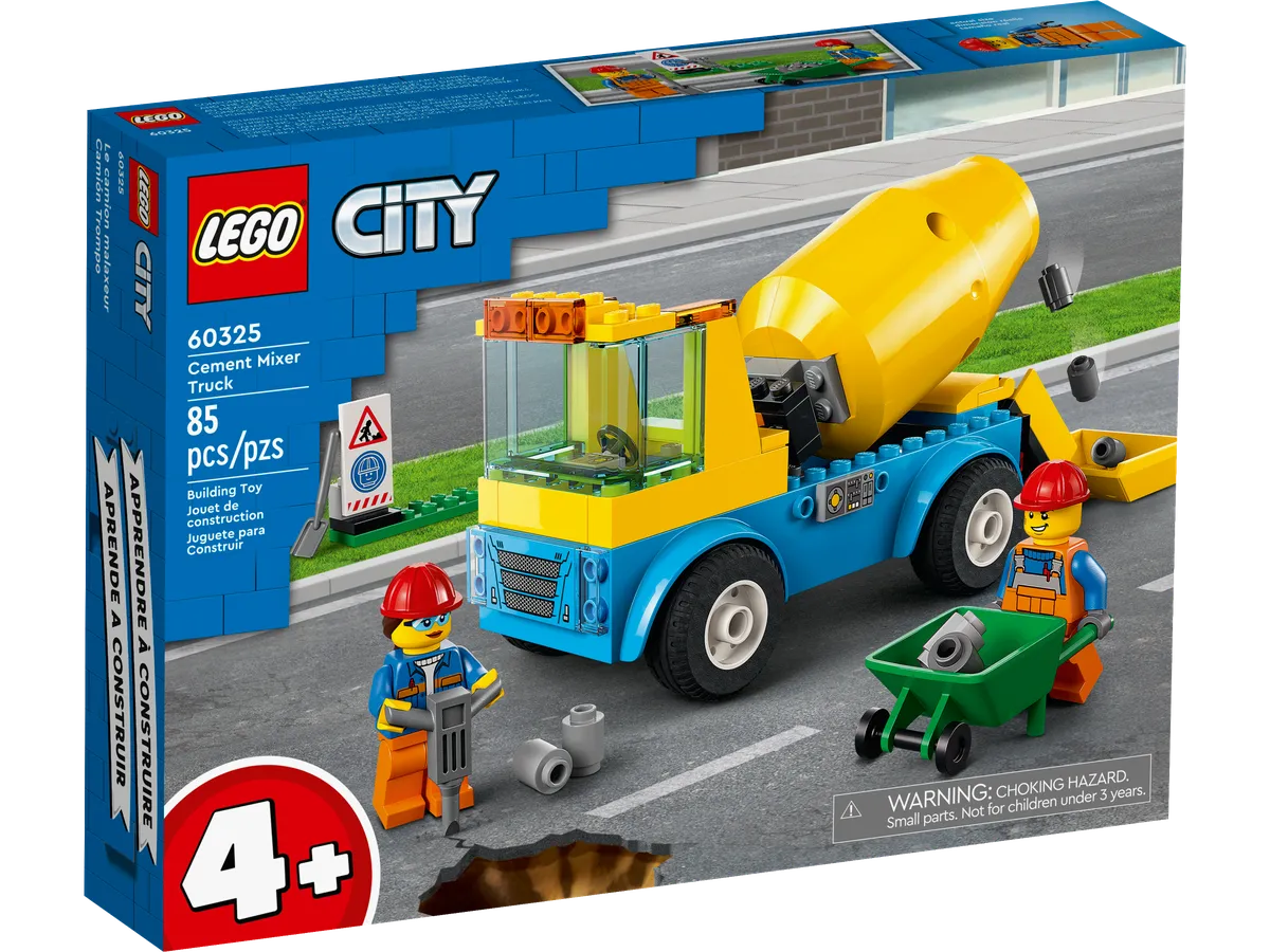 LEGO Cement Mixer Truck (60325) - Bild 1
