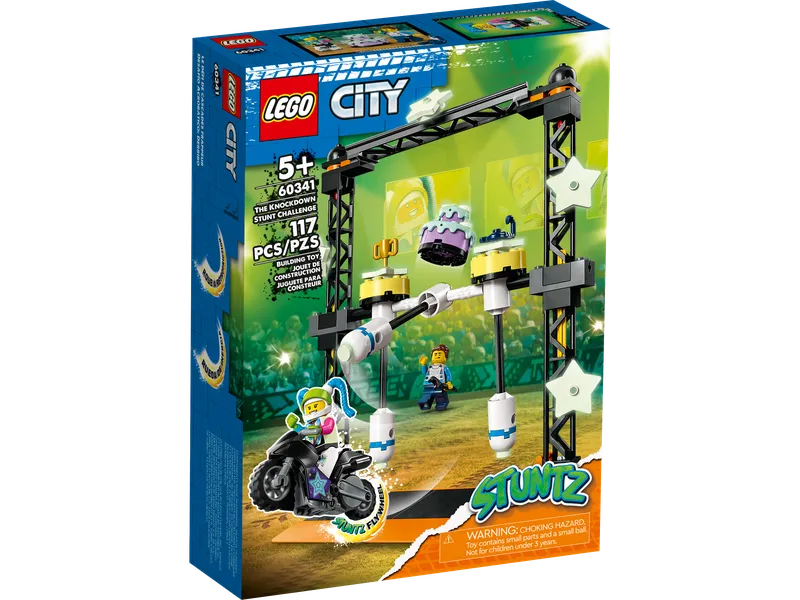 The Knockdown Stunt Challenge van LEGO – productfoto 2 van 9