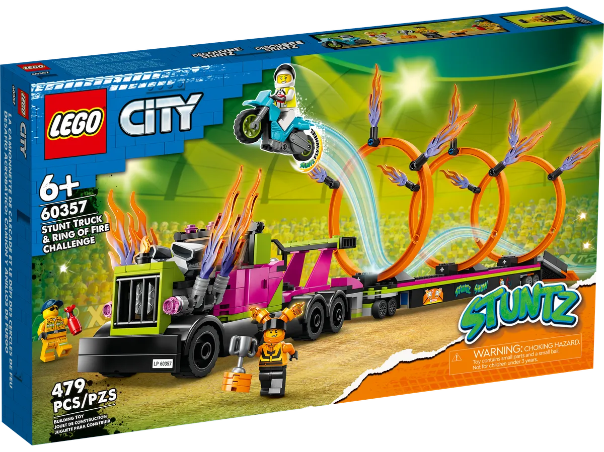 LEGO Stunt Truck & Ring of Fire Challenge (60357) - Bild 1