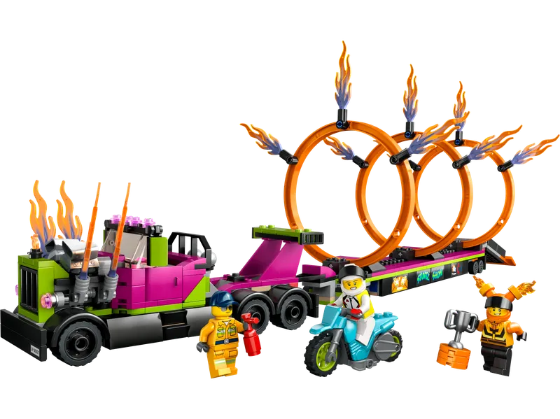 Stunt Truck & Ring of Fire Challenge