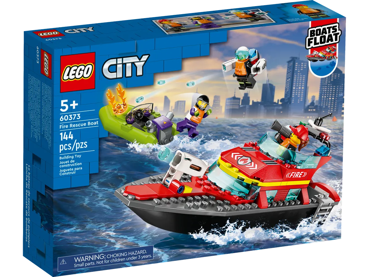 LEGO Fire Rescue Boat (60373) - Bild 1