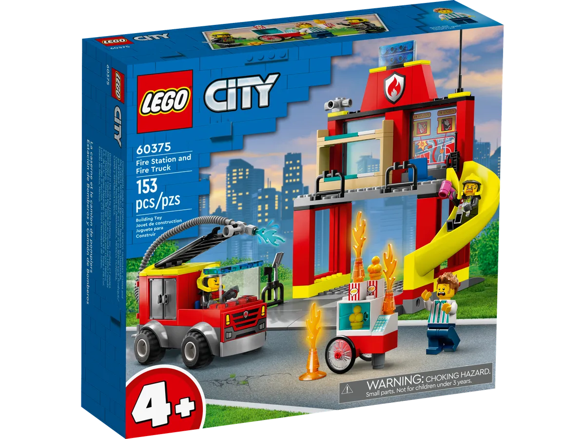 LEGO Fire Station and Fire Engine (60375) - image 1