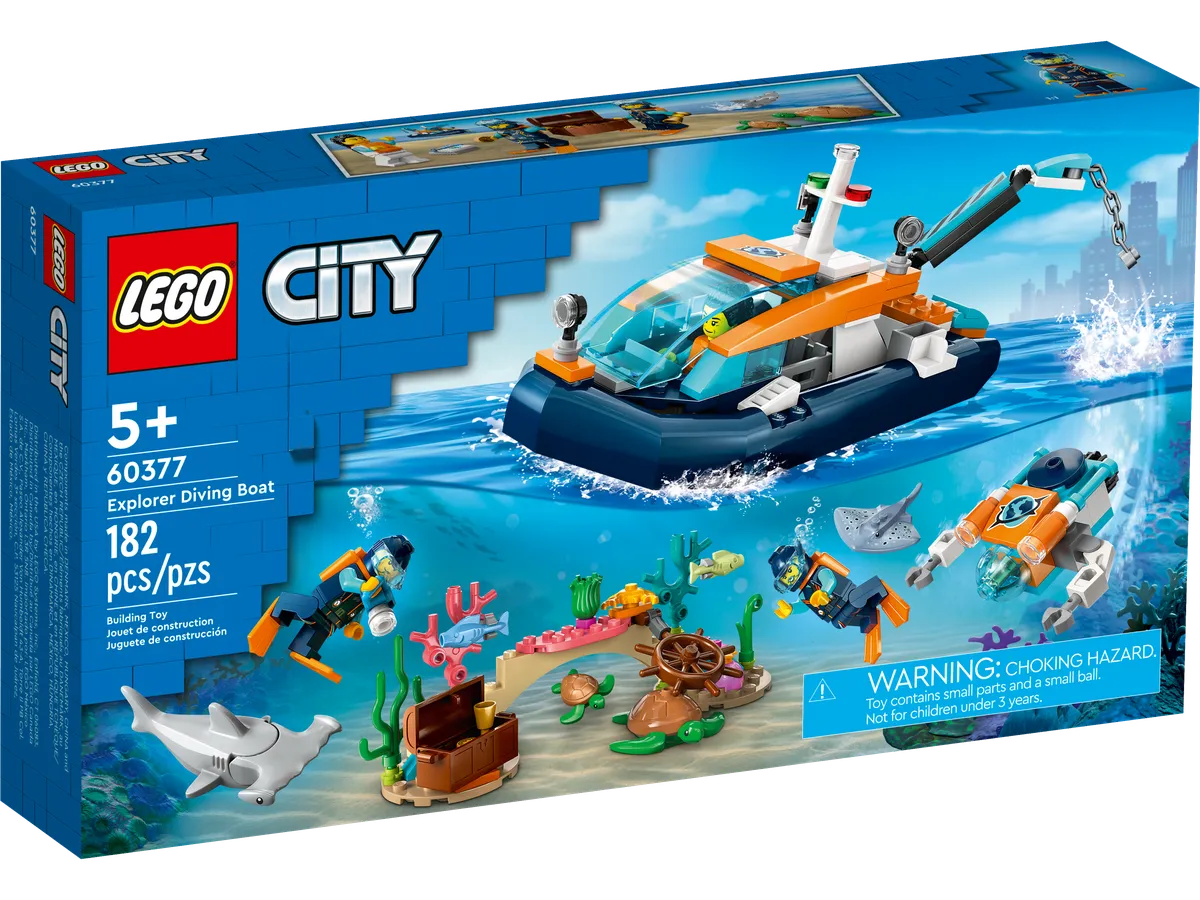 LEGO Explorer Diving Boat (60377) - afbeelding 1