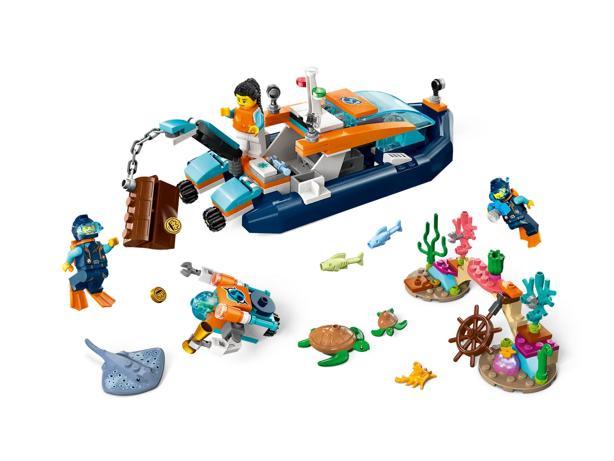 LEGO Explorer Diving Boat (60377) - afbeelding 2