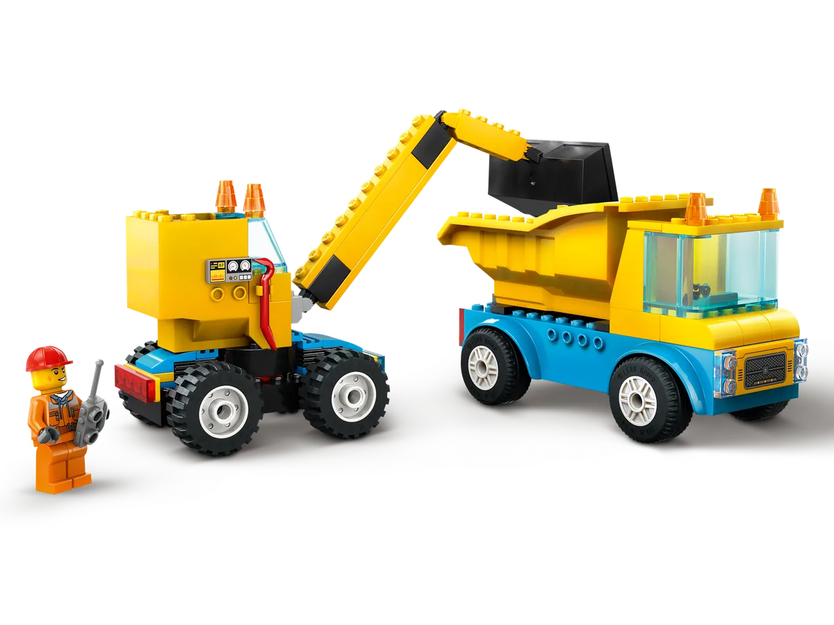 LEGO Construction Trucks and Wrecking Ball Crane (60391) - Bild 2