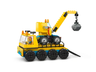 Construction Trucks and Wrecking Ball Crane fra LEGO – produktbillede 4 af 8