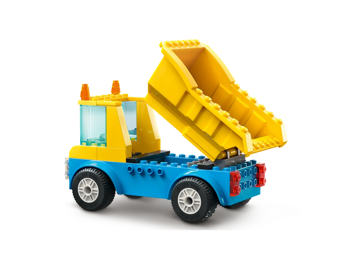LEGO Construction Trucks and Wrecking Ball Crane (60391) - Bild 4
