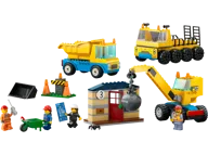 Construction Trucks and Wrecking Ball Crane - Image 1 of 8