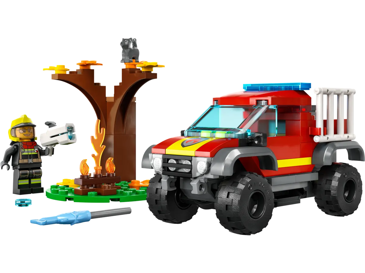 LEGO 4x4 Fire Truck Rescue (60393)