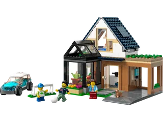 Family House and Electric Car fra LEGO – produktbillede 1 af 13