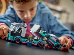 LEGO Race Car and Car Carrier Truck (60406) - image 9