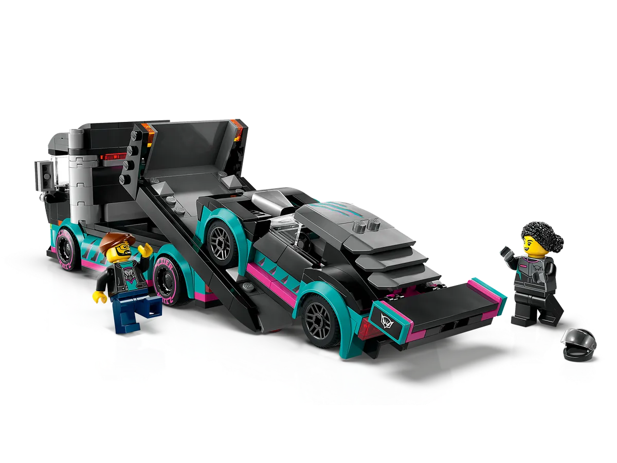 LEGO Race Car and Car Carrier Truck (60406) - Bild 2