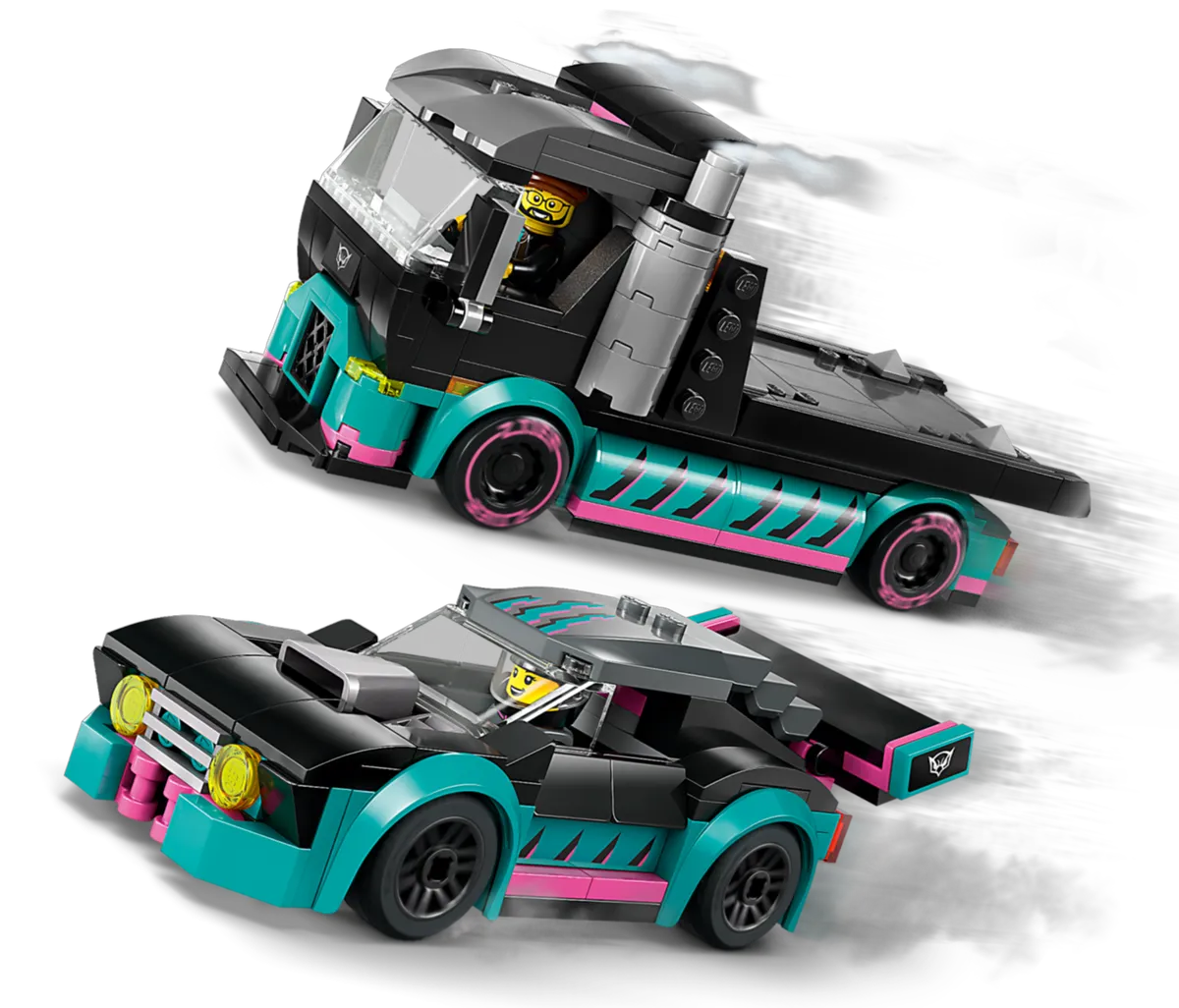 LEGO Race Car and Car Carrier Truck (60406) - Bild 3