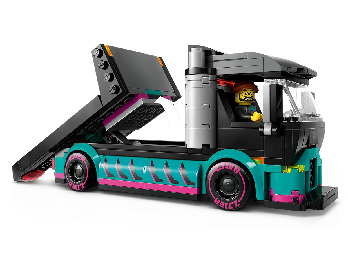 LEGO Race Car and Car Carrier Truck (60406) - Bild 5