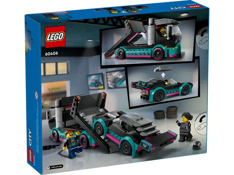 Race Car and Car Carrier Truck von LEGO – Produktfoto 8 von 11
