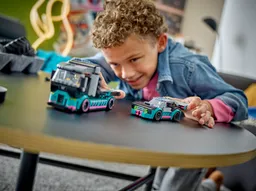 LEGO Race Car and Car Carrier Truck (60406) - image 8