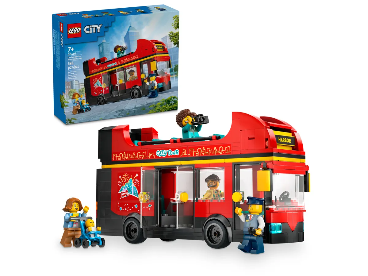 LEGO Red Double-Decker Sightseeing Bus (60407) - Bild 1