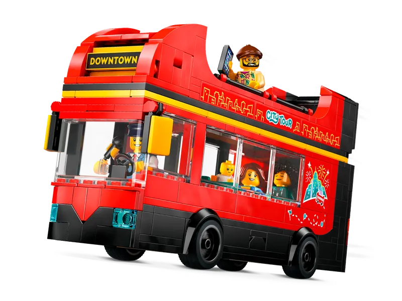 Red Double-Decker Sightseeing Bus von LEGO – Produktfoto 3 von 11