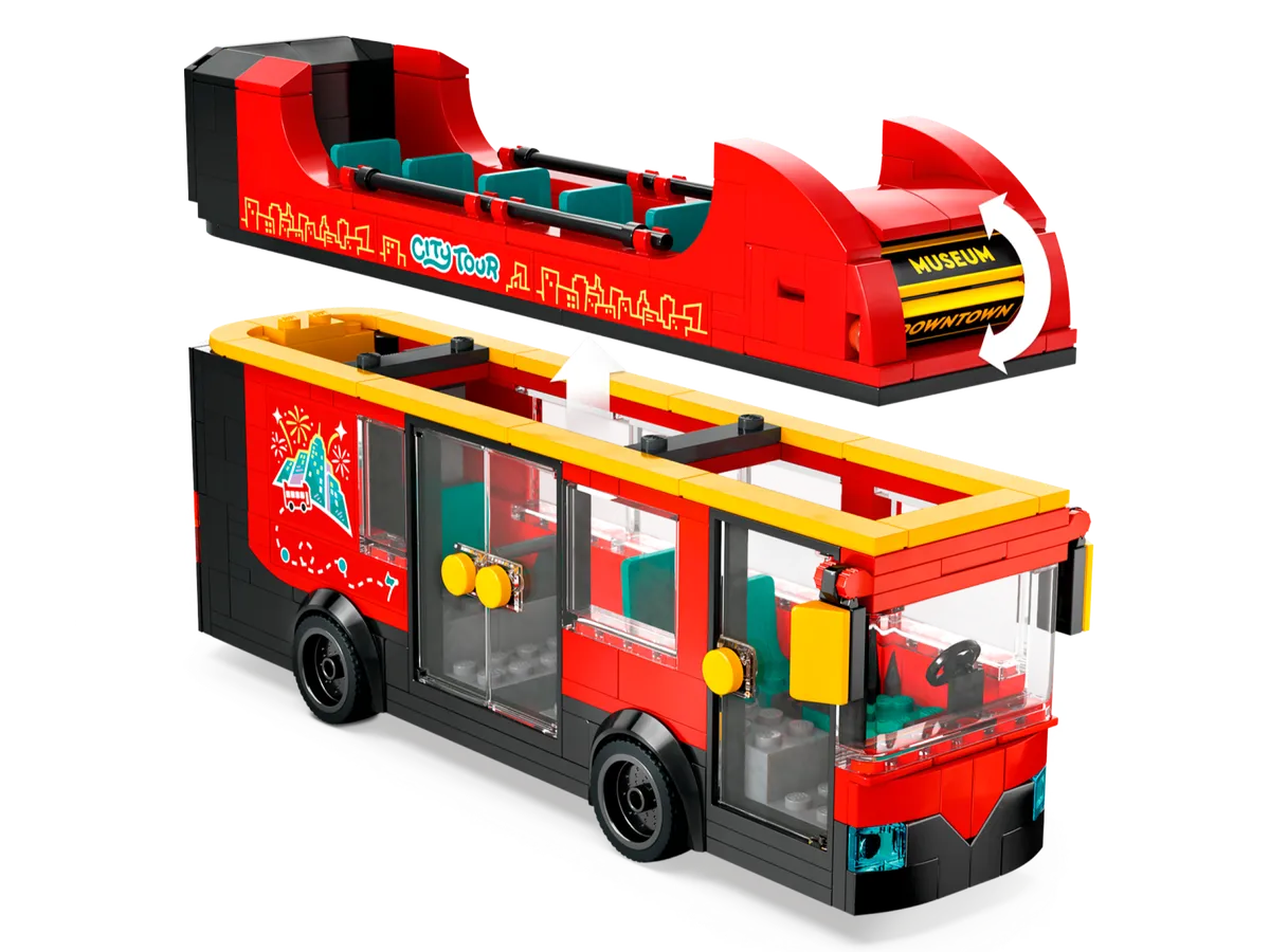 LEGO Red Double-Decker Sightseeing Bus (60407) - Bild 3