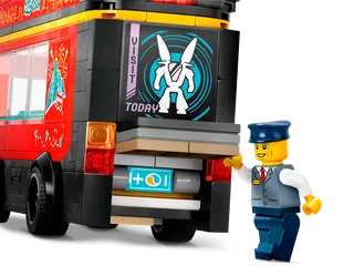 Red Double-Decker Sightseeing Bus von LEGO – Produktfoto 5 von 11