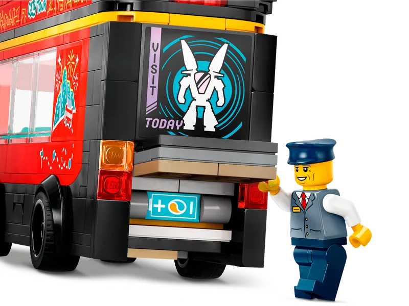 Red Double-Decker Sightseeing Bus von LEGO – Produktfoto 5 von 11