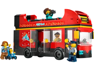 Red Double-Decker Sightseeing Bus von LEGO – Produktfoto 1 von 11