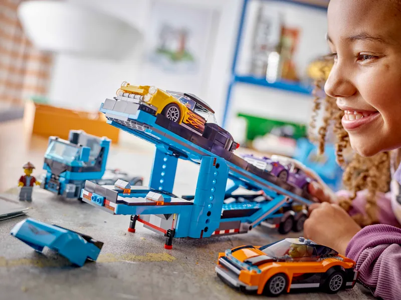 Car Transporter Truck with Sports Cars från LEGO – produktbild 7 av 10