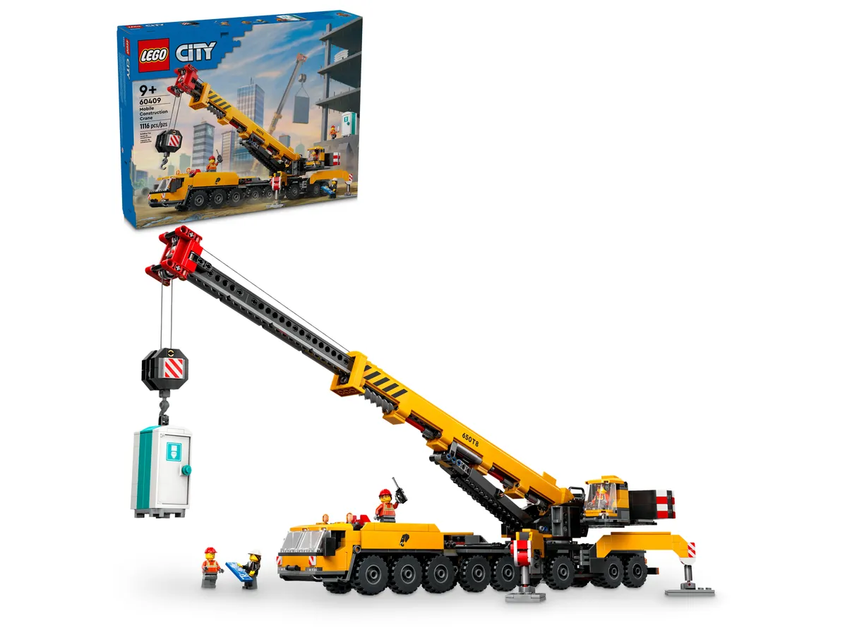 LEGO Yellow Mobile Construction Crane (60409) - afbeelding 1