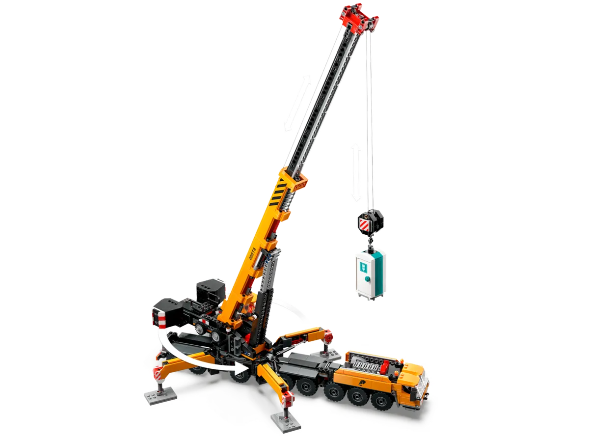 LEGO Yellow Mobile Construction Crane (60409) - afbeelding 3