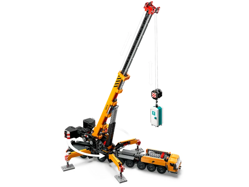 Yellow Mobile Construction Crane de LEGO – photo du produit 4 sur 11