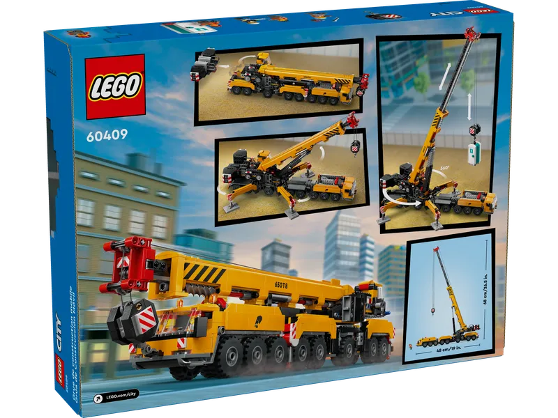 Yellow Mobile Construction Crane de LEGO – photo du produit 7 sur 11