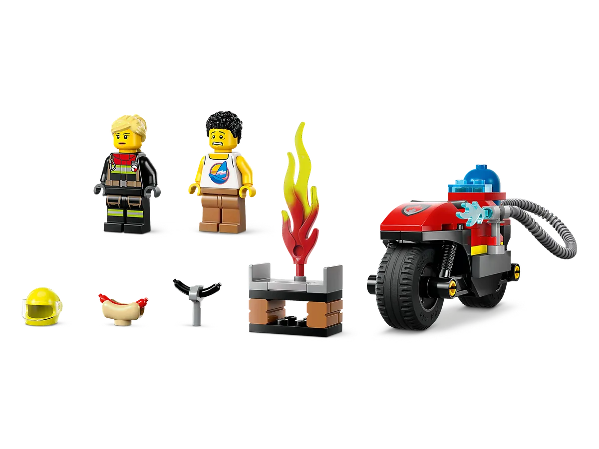 LEGO Fire Rescue Motorcycle (60410) - Bild 1