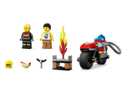 LEGO Fire Rescue Motorcycle (60410) - afbeelding 2