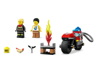 Fire Rescue Motorcycle von LEGO – Produktfoto 3 von 8