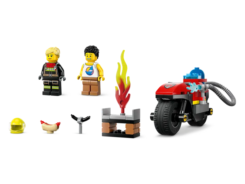 Fire Rescue Motorcycle von LEGO – Produktfoto 3 von 8