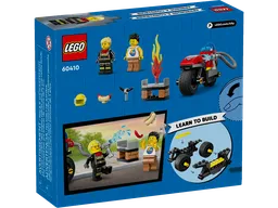 LEGO Fire Rescue Motorcycle (60410) - afbeelding 4