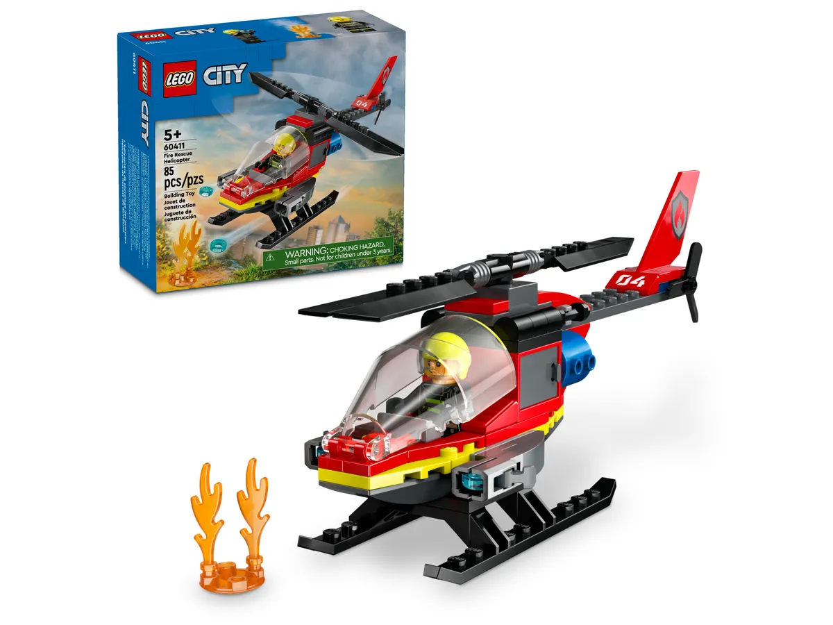 LEGO Fire Rescue Helicopter (60411) - Bild 1