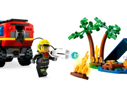 LEGO 4x4 Fire Truck with Rescue Boat (60412) - afbeelding 3