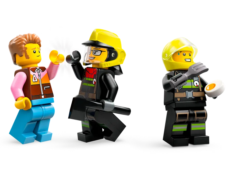 4x4 brandweerauto met reddingsboot van LEGO – productfoto 5 van 9