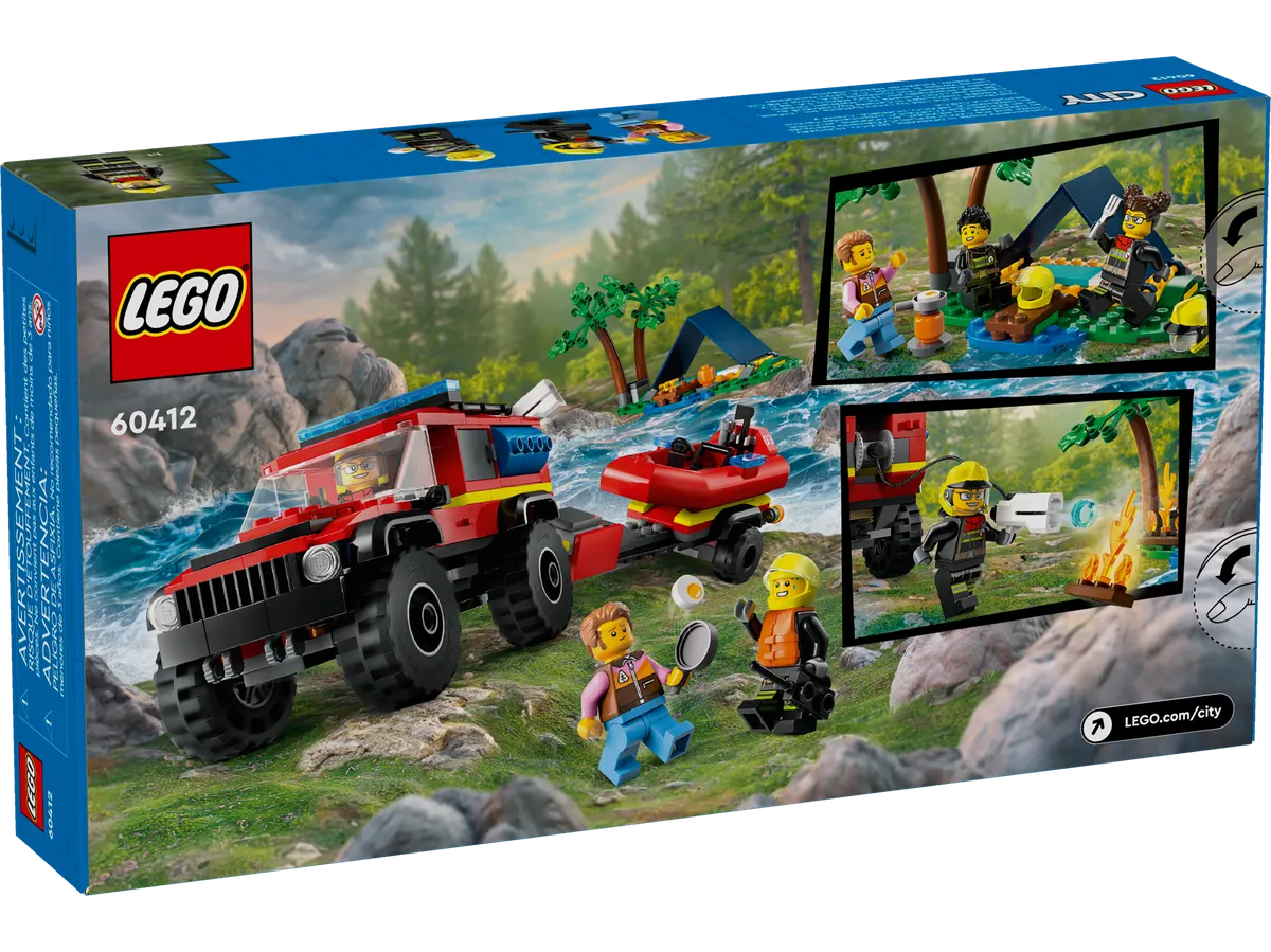 LEGO 4x4 Fire Truck with Rescue Boat (60412) - Bild 5