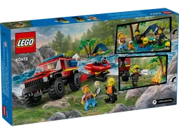 LEGO 4x4 Fire Truck with Rescue Boat (60412) - afbeelding 5