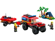 4x4 Fire Truck with Rescue Boat - Image 1 of 9