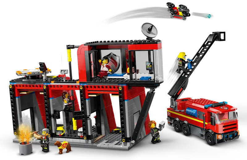 Fire Station with Fire Truck by LEGO – product photo 3 of 10