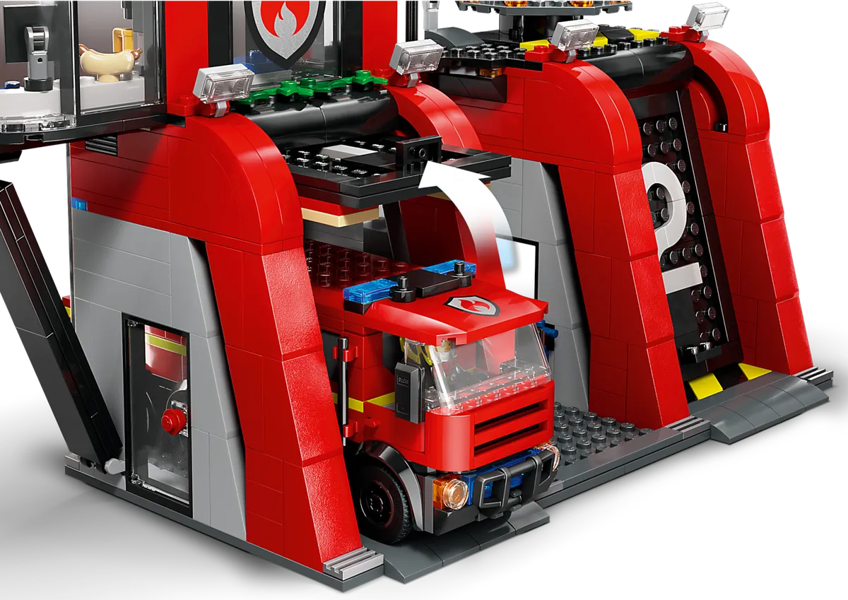 LEGO Fire Station with Fire Truck (60414) - Bild 4