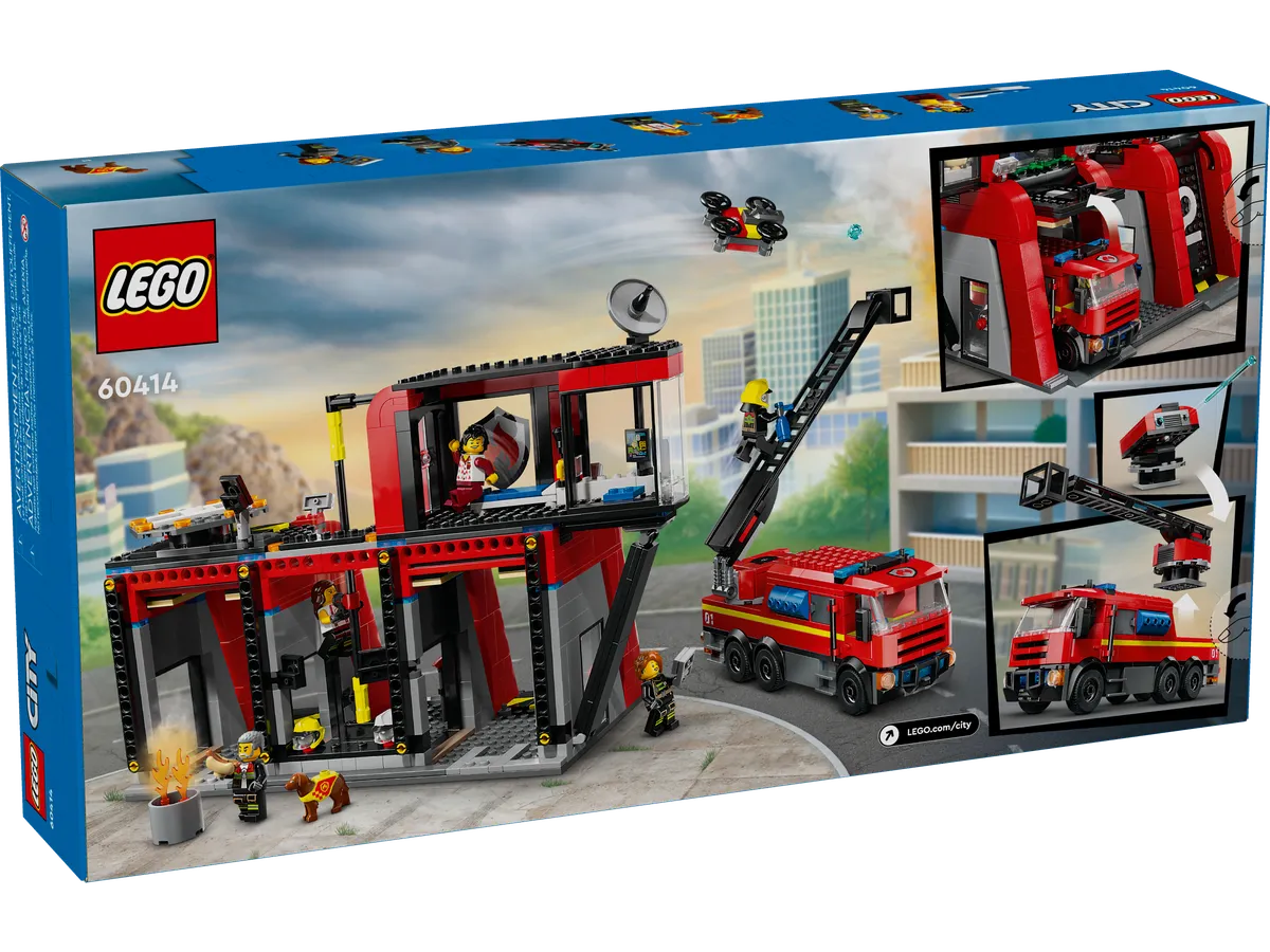 LEGO Fire Station with Fire Truck (60414) - Bild 7