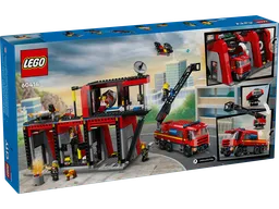 LEGO Fire Station with Fire Truck (60414) - afbeelding 7