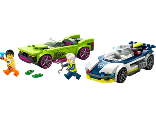 Police Car and Muscle Car Chase fra LEGO – produktbillede 1 af 8
